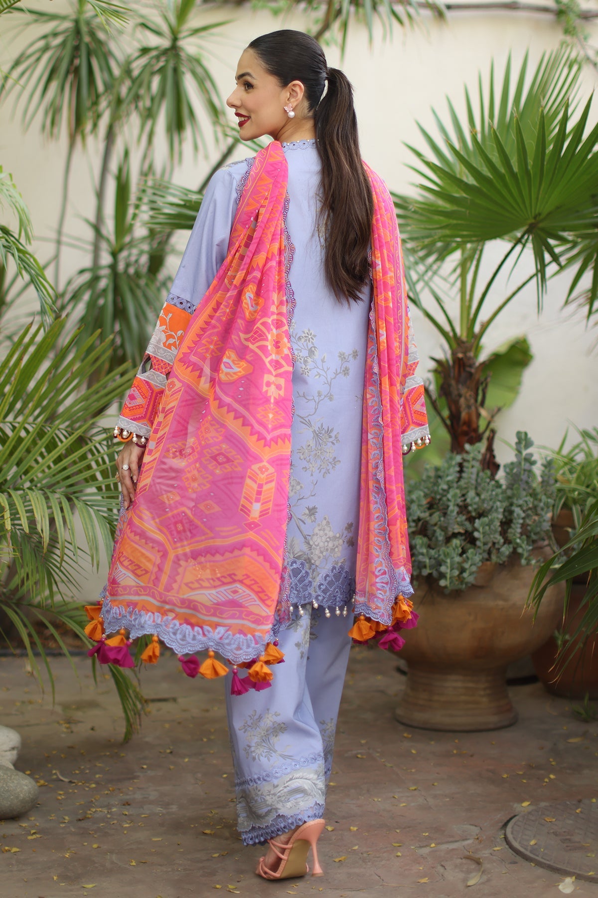 CHARIZMA | 3-PC Unstitched Embroidered Lawn Collection | AN6-07