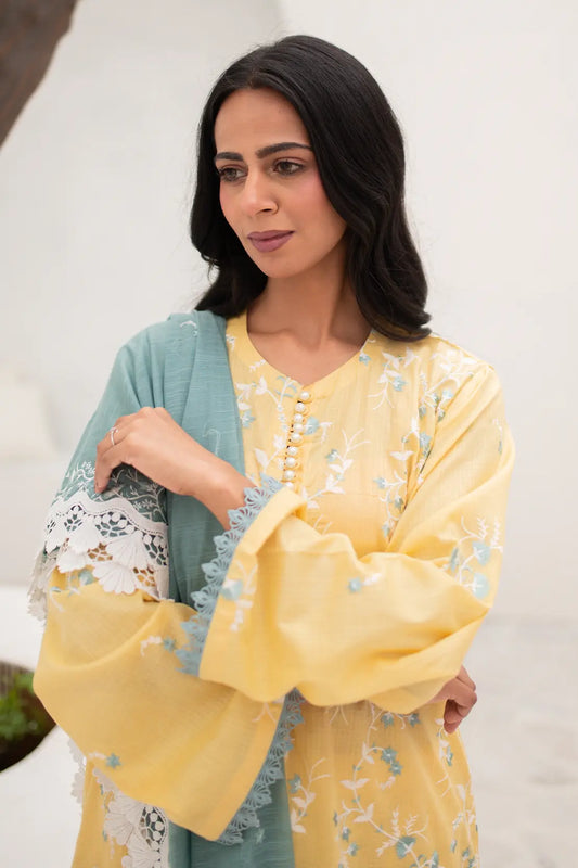 3 Piece - Embroidered Lawn - 8170