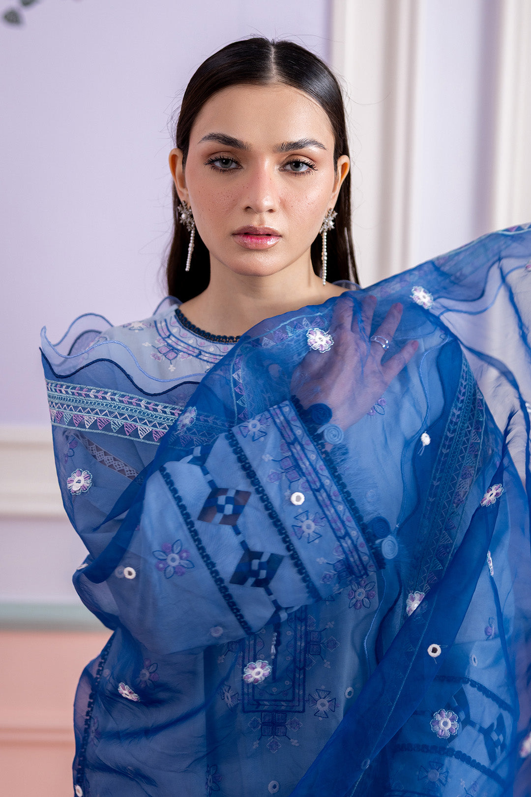 Zellbury | Signature 3 Pc Embroidered Lawn | 0618