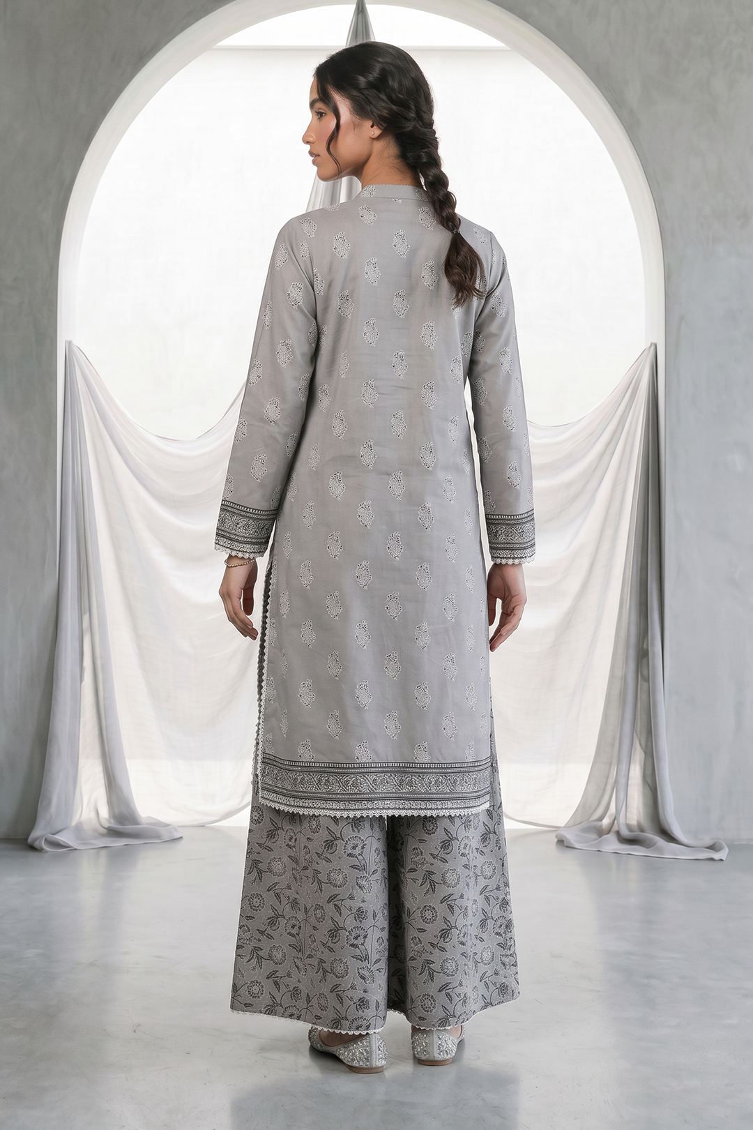 Zellbury | Embroidered Shirt Shalwar | 0933
