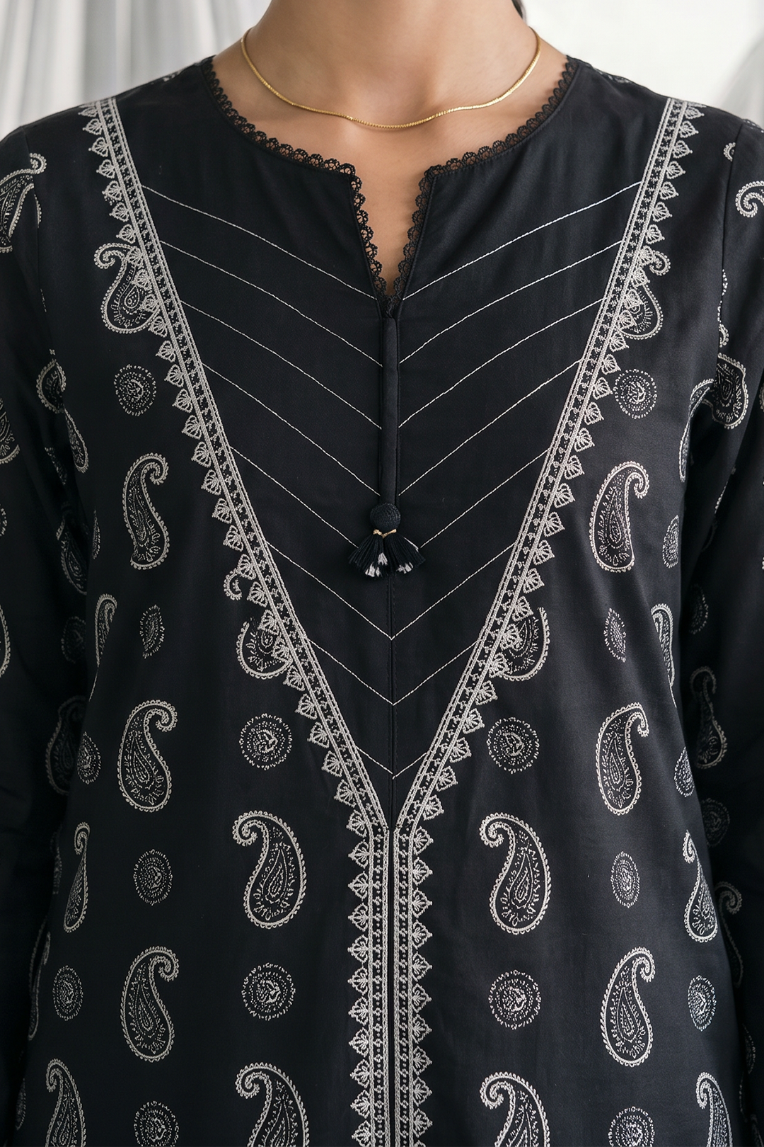 Zellbury | Embroidered Shirt Dupatta | 1068