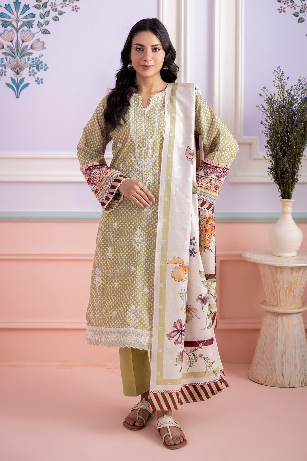 Zellbury | 3 Pc Embroidered Lawn | 0444