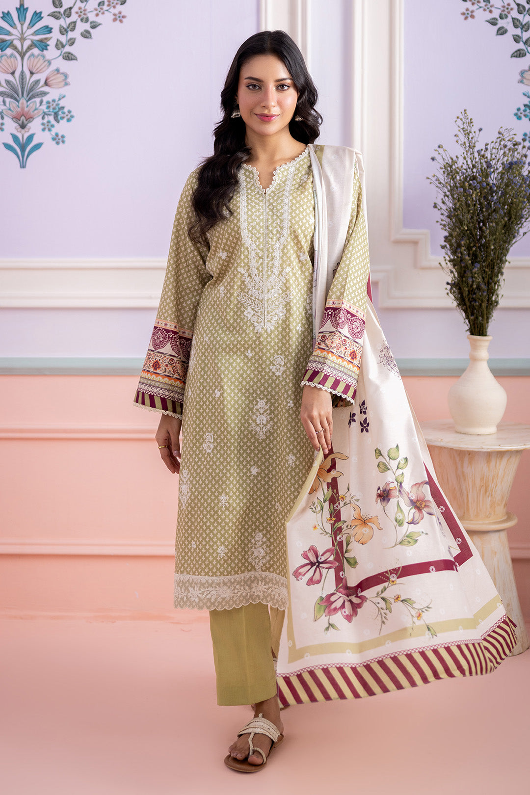 Zellbury | 3 Pc Embroidered Lawn | 0444