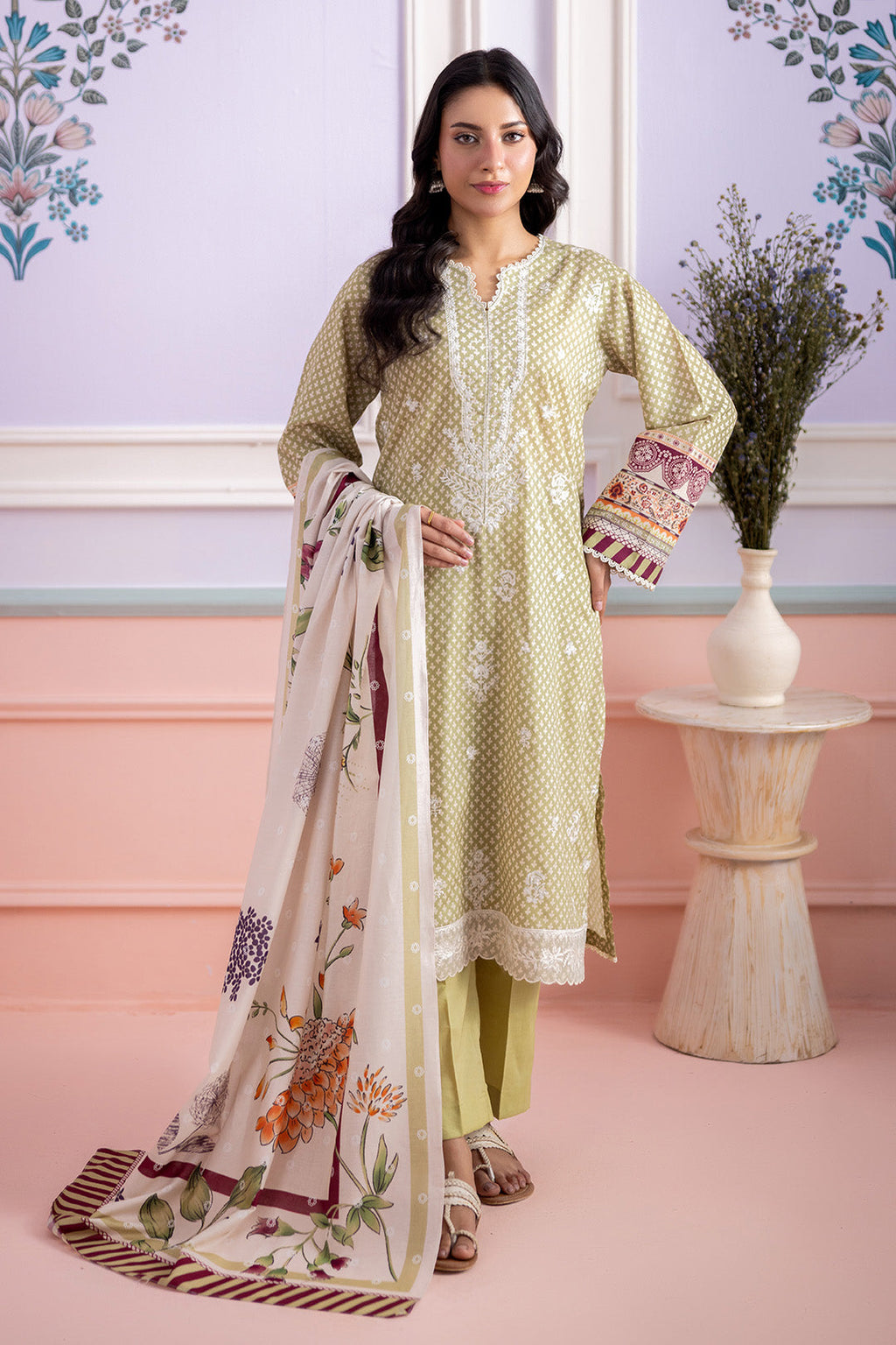 Zellbury | 3 Pc Embroidered Lawn | 0444