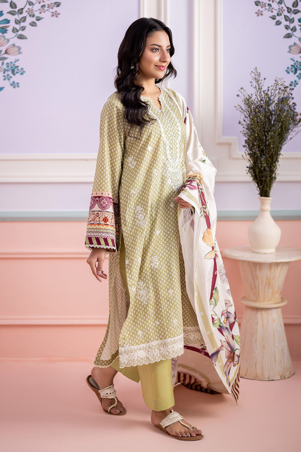 Zellbury | 3 Pc Embroidered Lawn | 0444