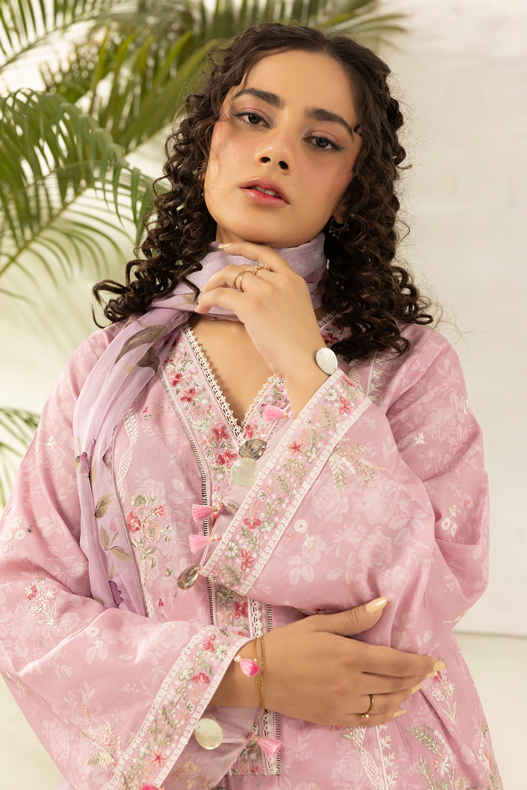 Zellbury | Signature 3 Pc Embroidered Lawn | 0454
