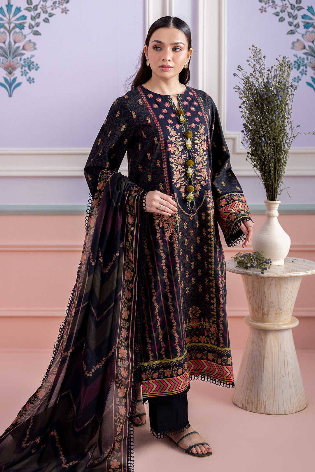 Zellbury | 3 Pc Embroidered Lawn | 0495