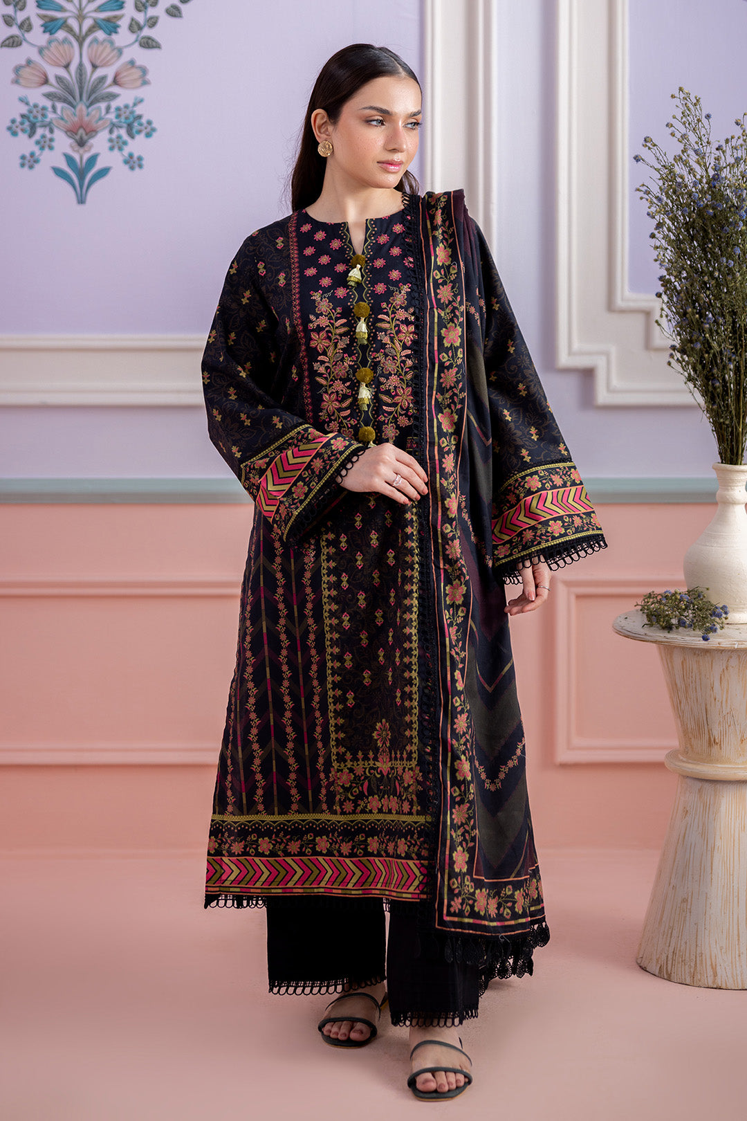 Zellbury | 3 Pc Embroidered Lawn | 0495