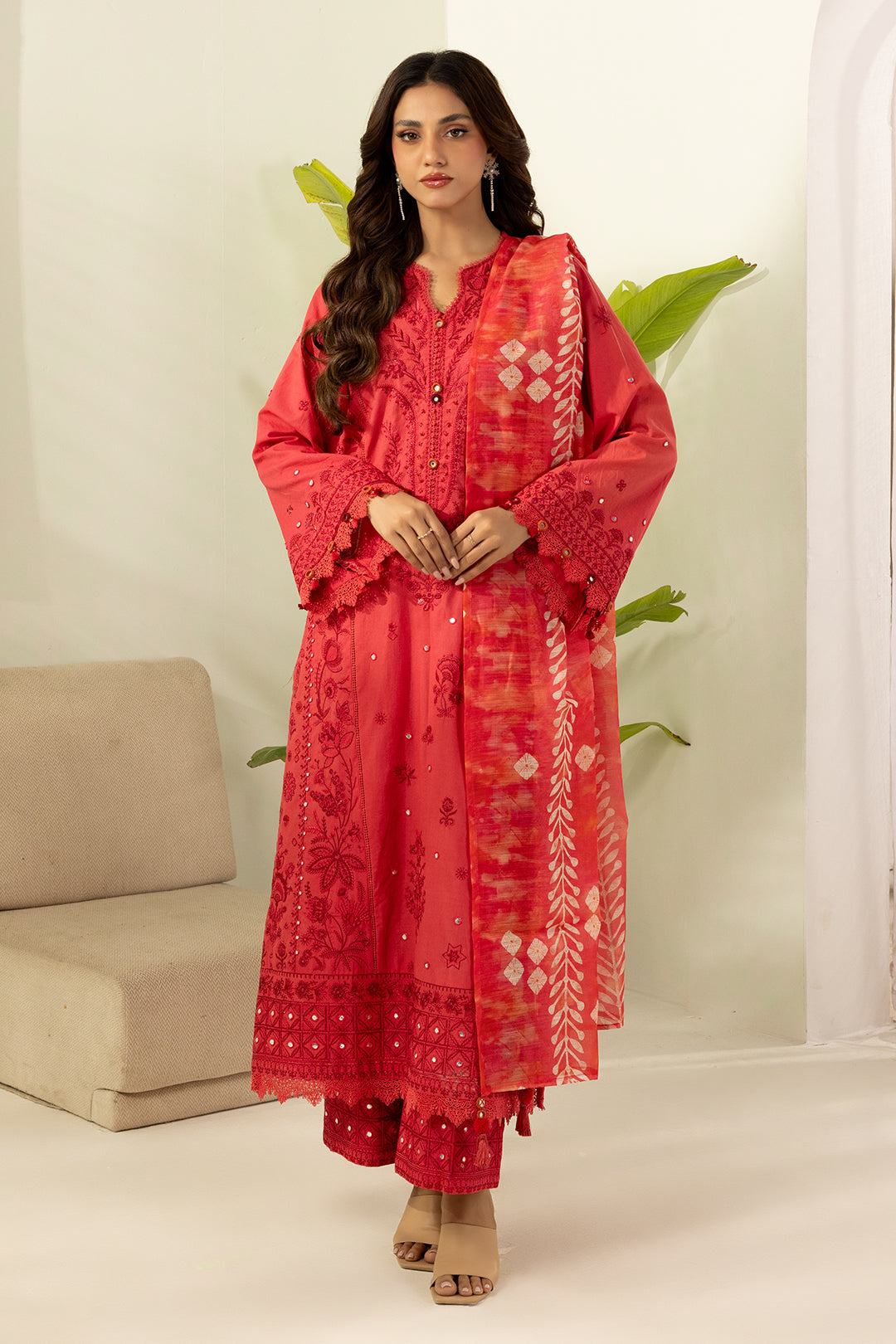 Zellbury | Signature 3 Pc Embroidered Lawn | 0510
