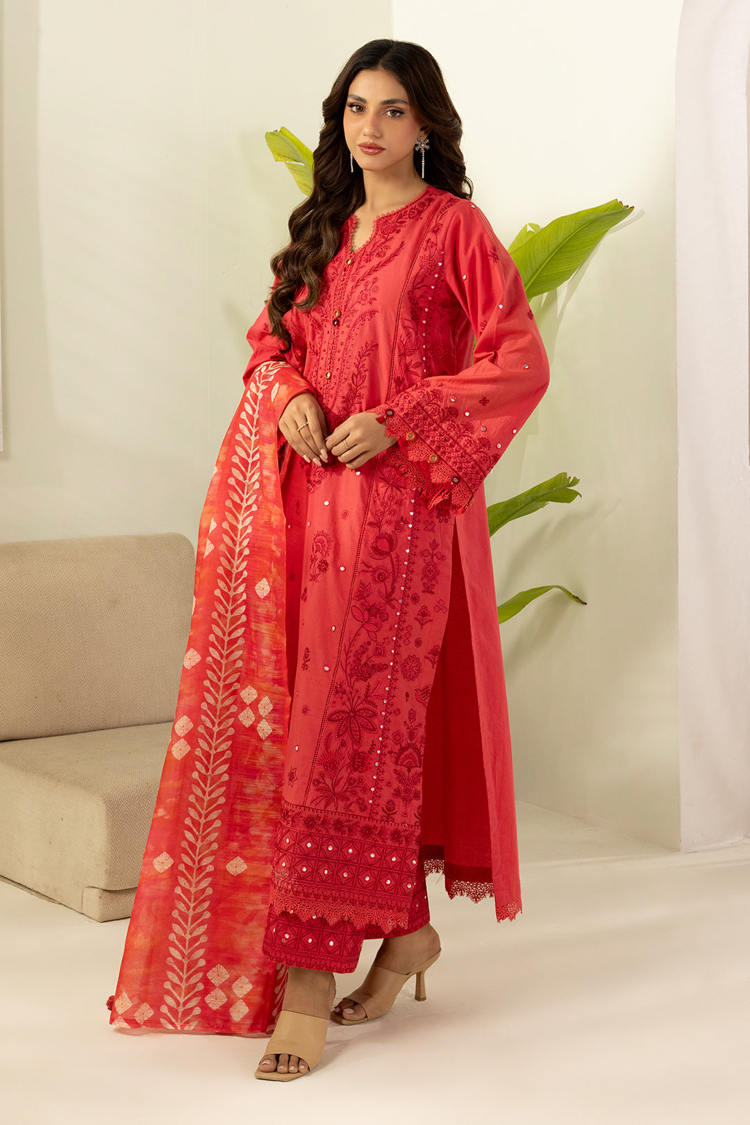 Zellbury | Signature 3 Pc Embroidered Lawn | 0510