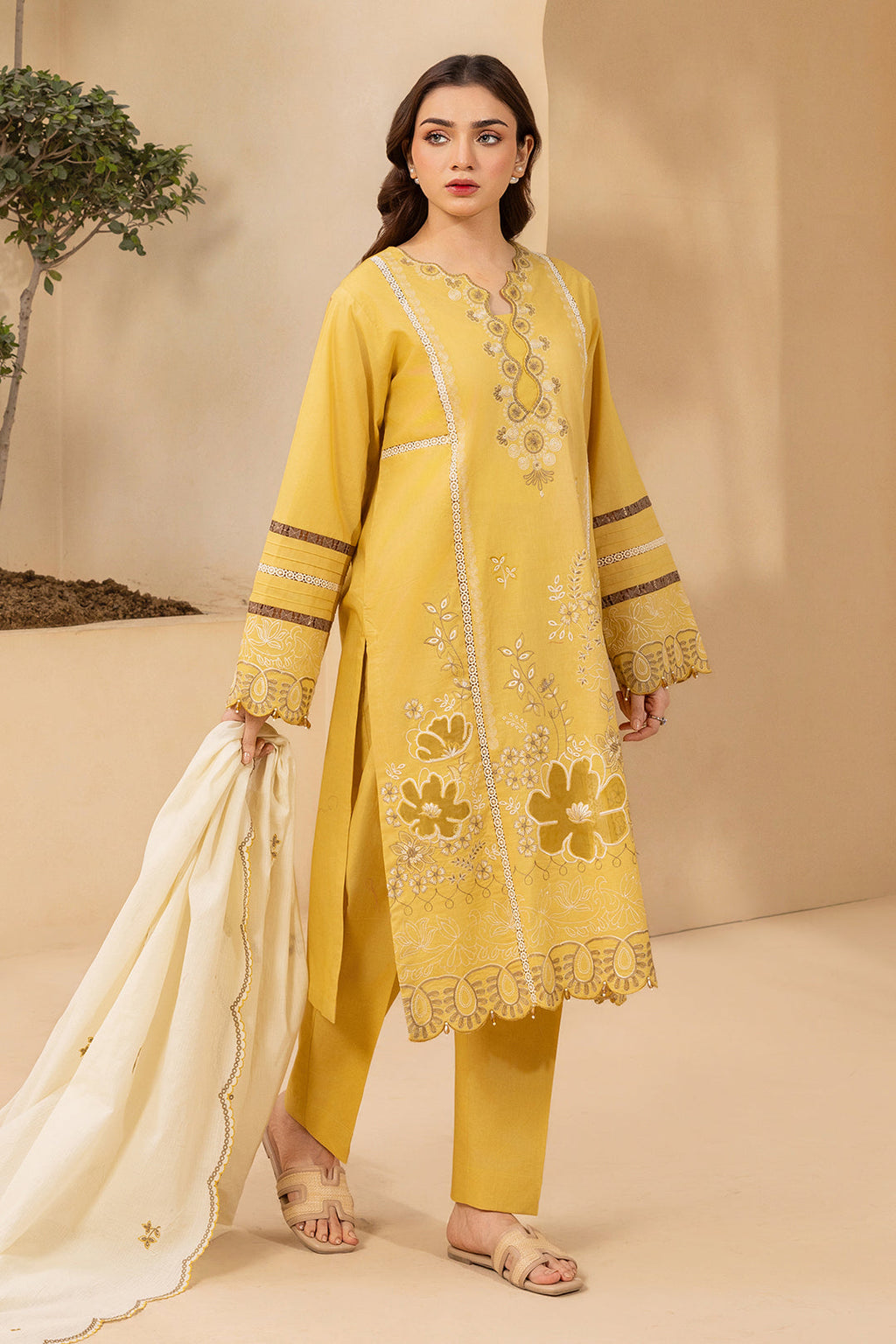 Zellbury | 3 Pc Embroidered Lawn | 0785