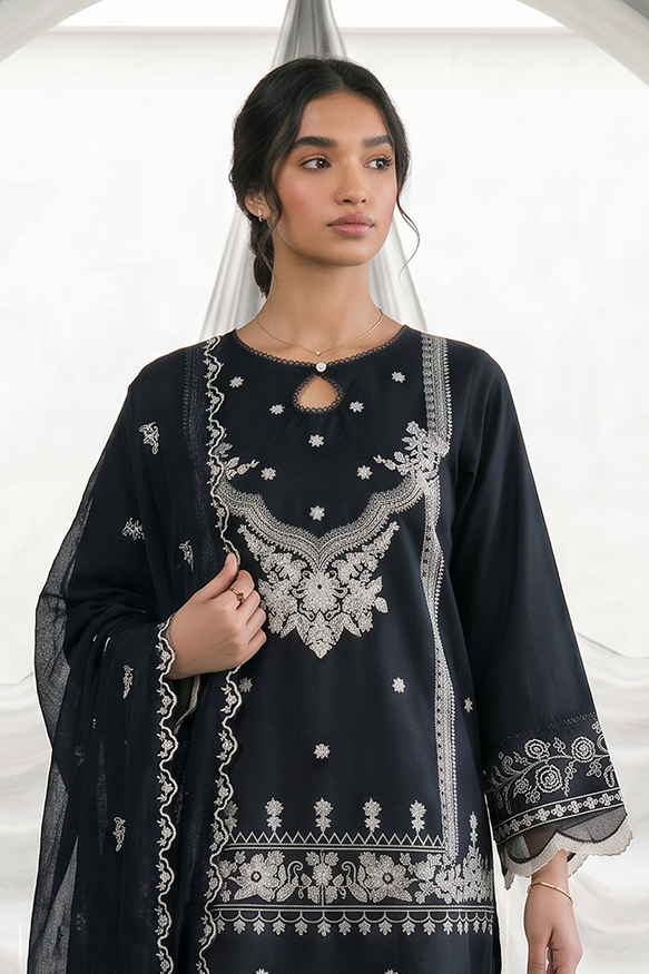 Zellbury | Embroidered Shirt Shalwar Dupatta | 1105