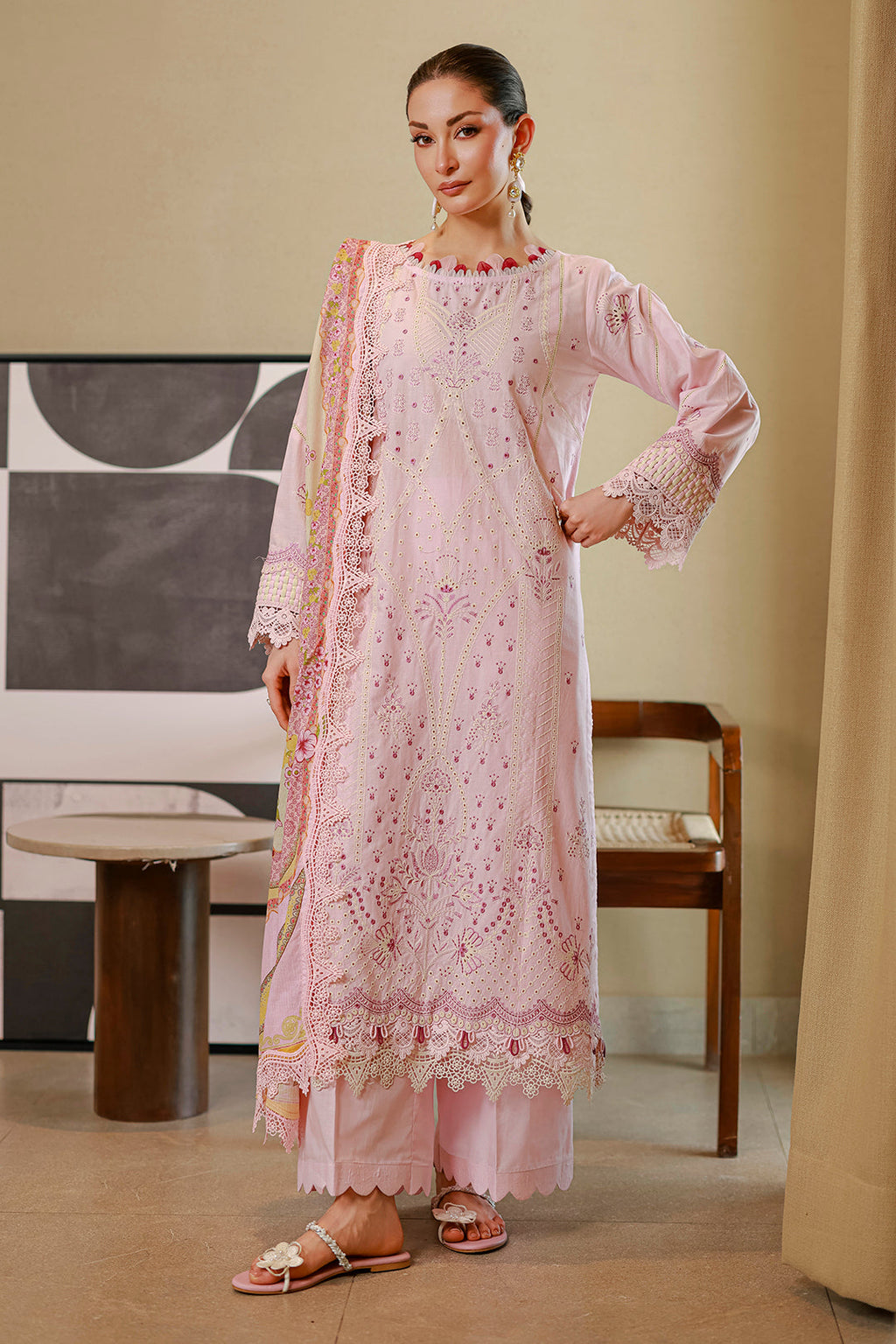 Zellbury | Chikankari Embroidered Lawn | 4080