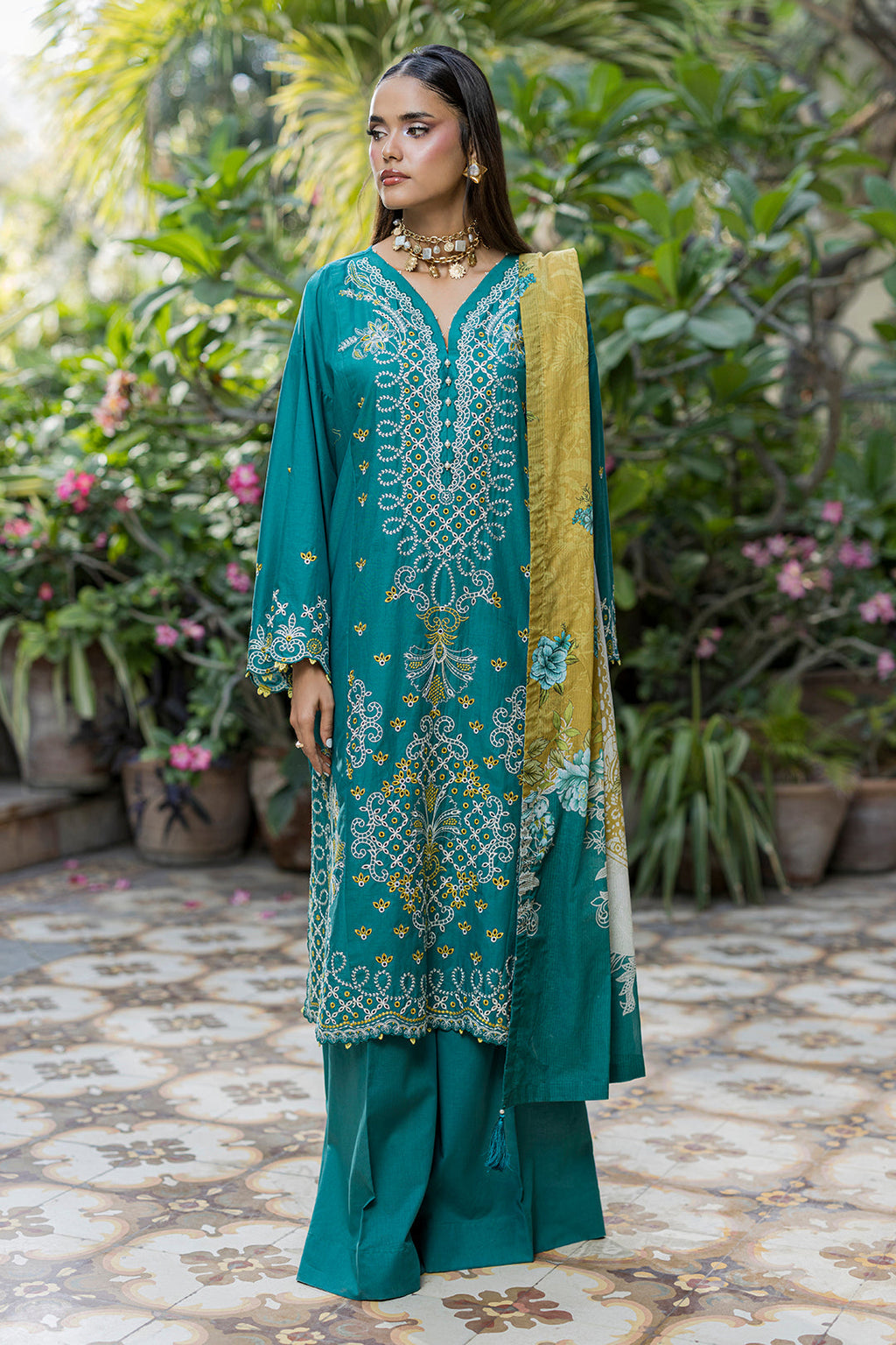 Zellbury | Chikankari Embroidered Lawn | 4083