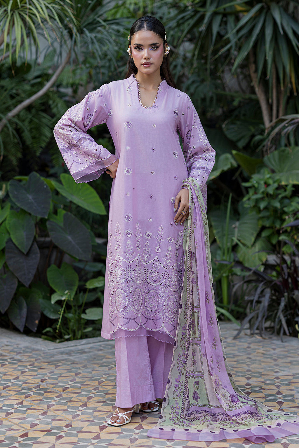 Zellbury | Chikankari Embroidered Lawn | 4085