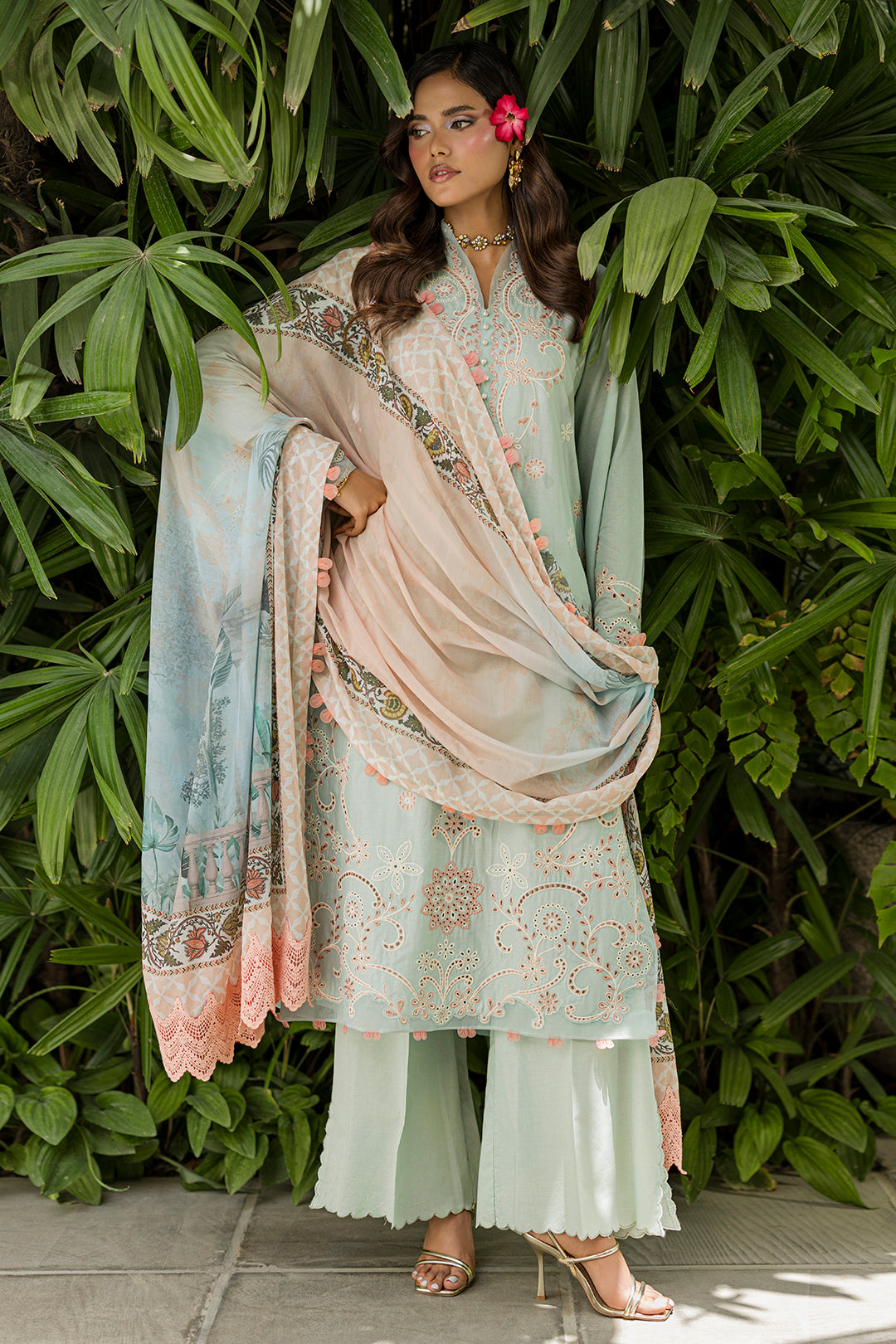 Zellbury | Chikankari Embroidered Lawn | 4086