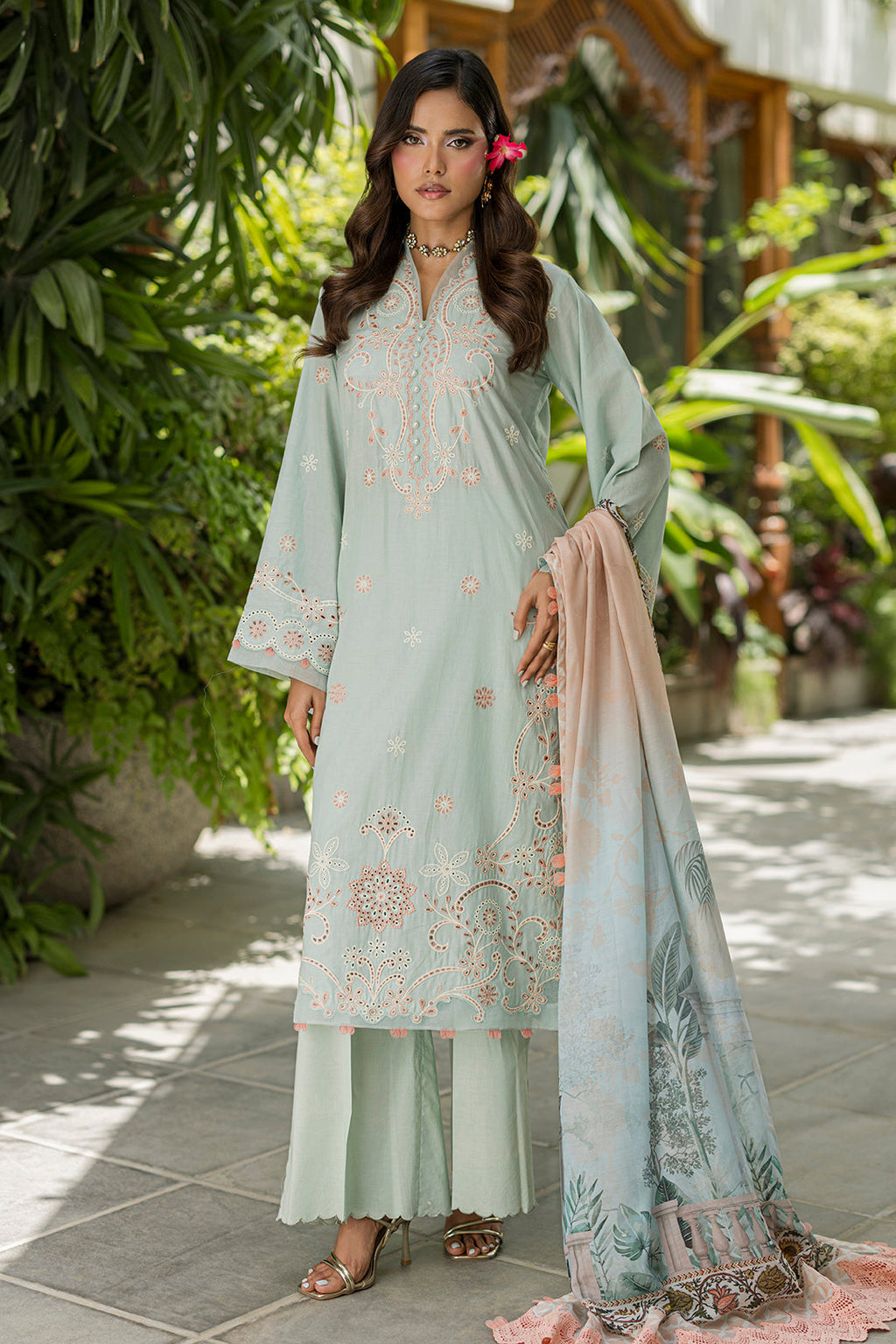 Zellbury | Chikankari Embroidered Lawn | 4086