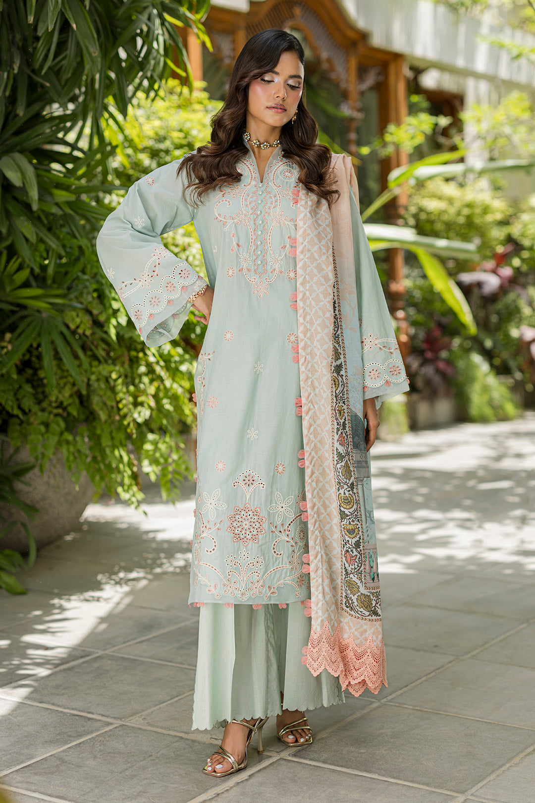 Zellbury | Chikankari Embroidered Lawn | 4086