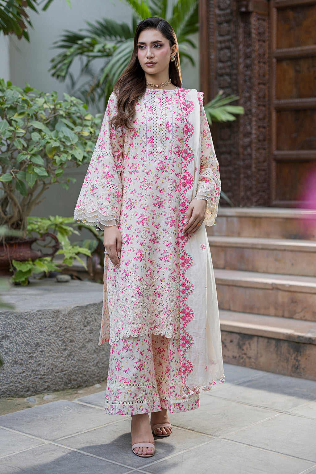 Zellbury | Chikankari Embroidered Lawn | 4096