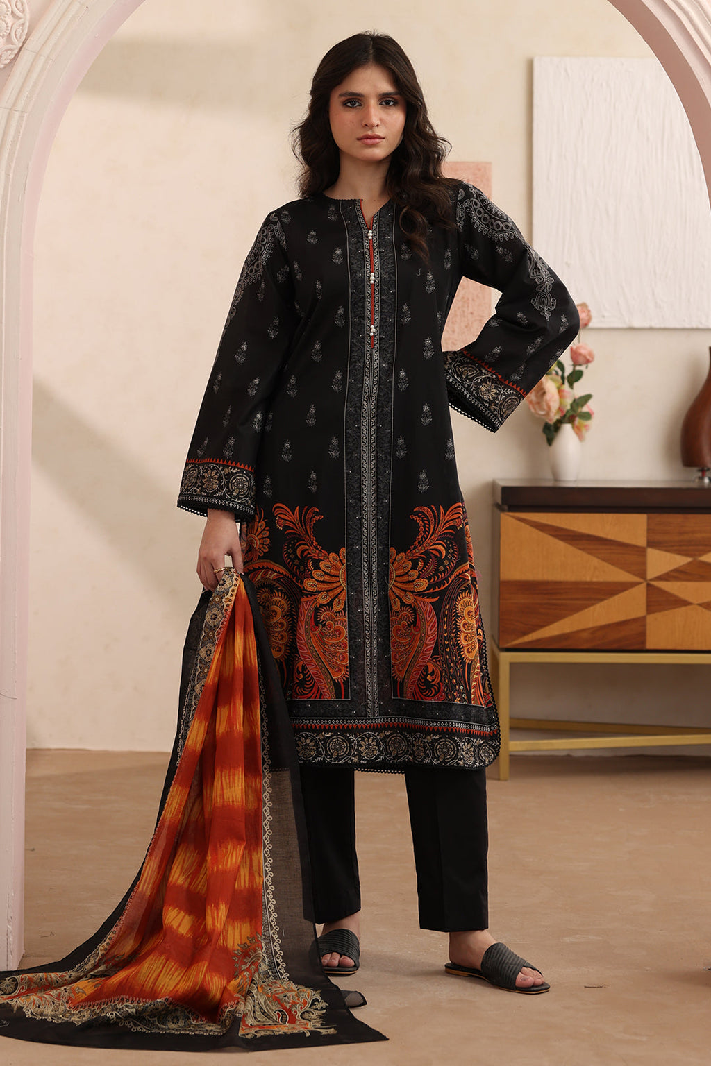Zellbury | Shirt Dupatta | 0522