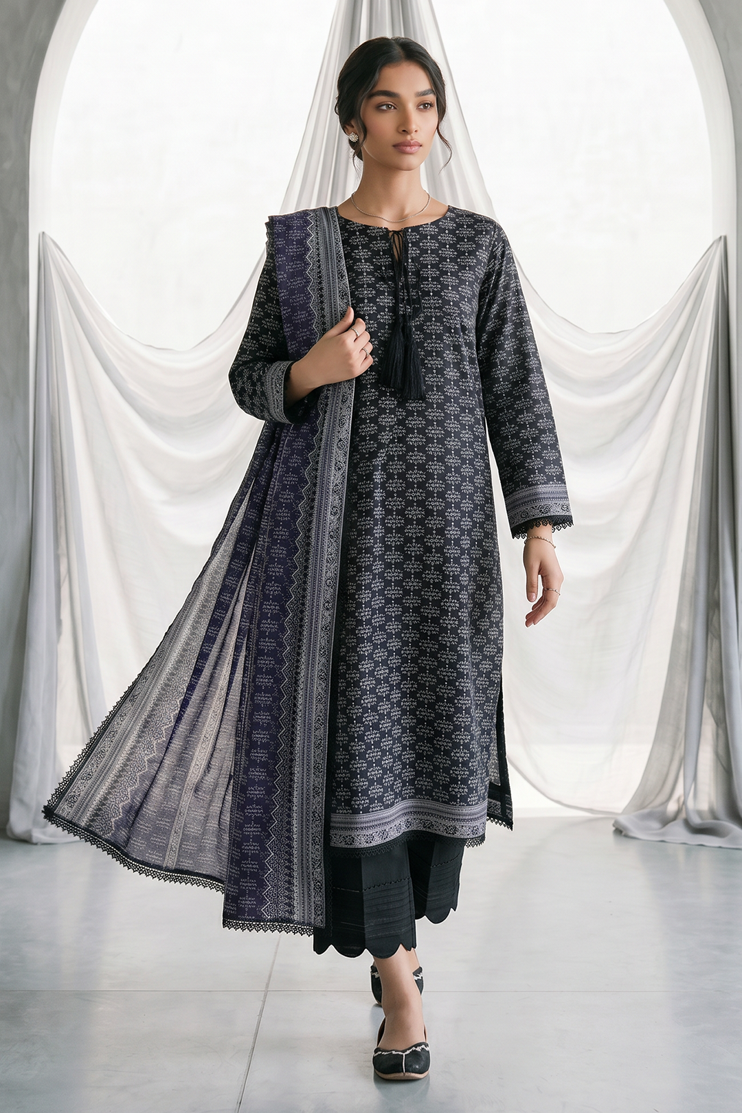 Zellbury | Shirt Dupatta | 1061