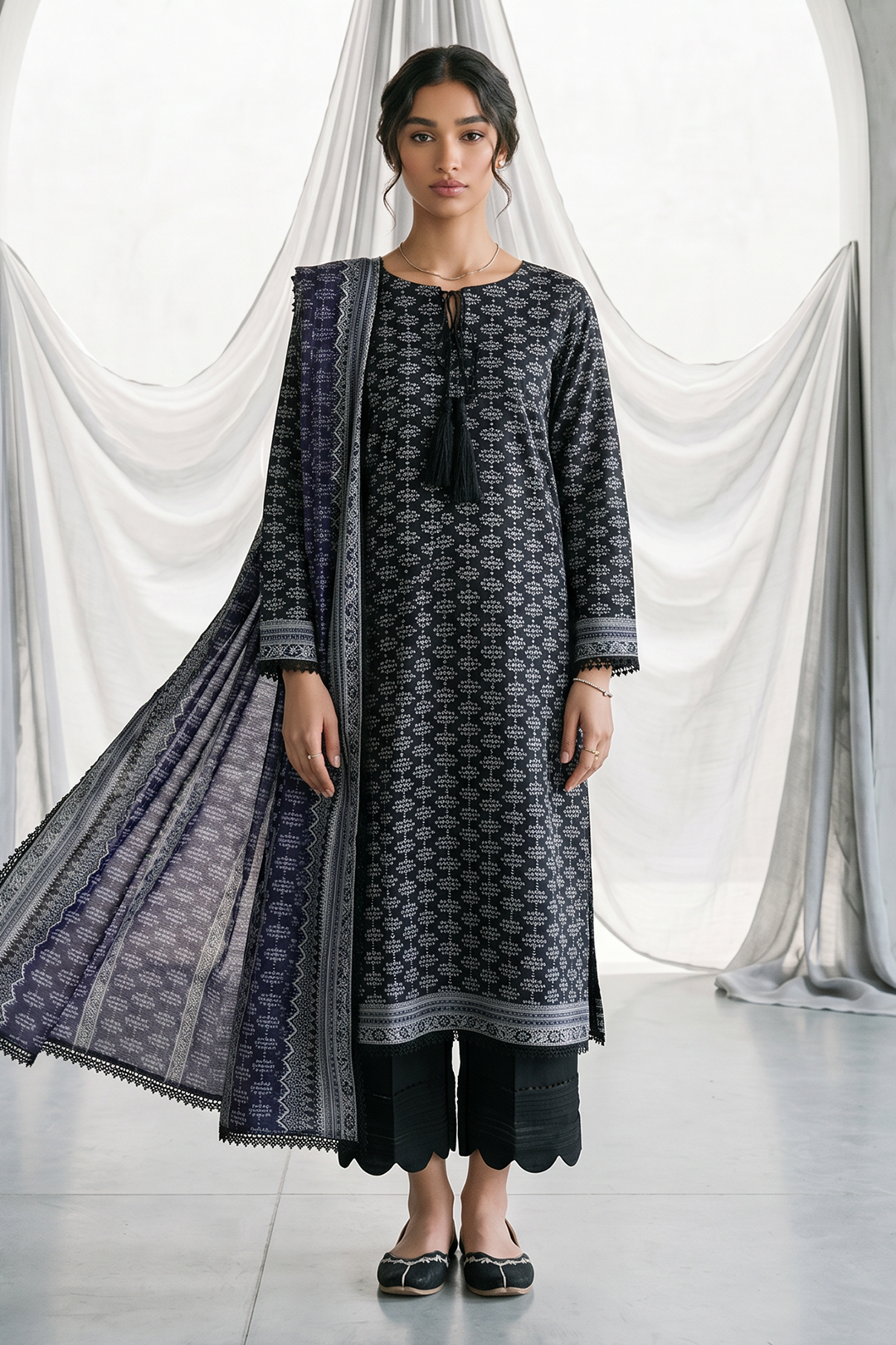 Zellbury | Shirt Dupatta | 1061