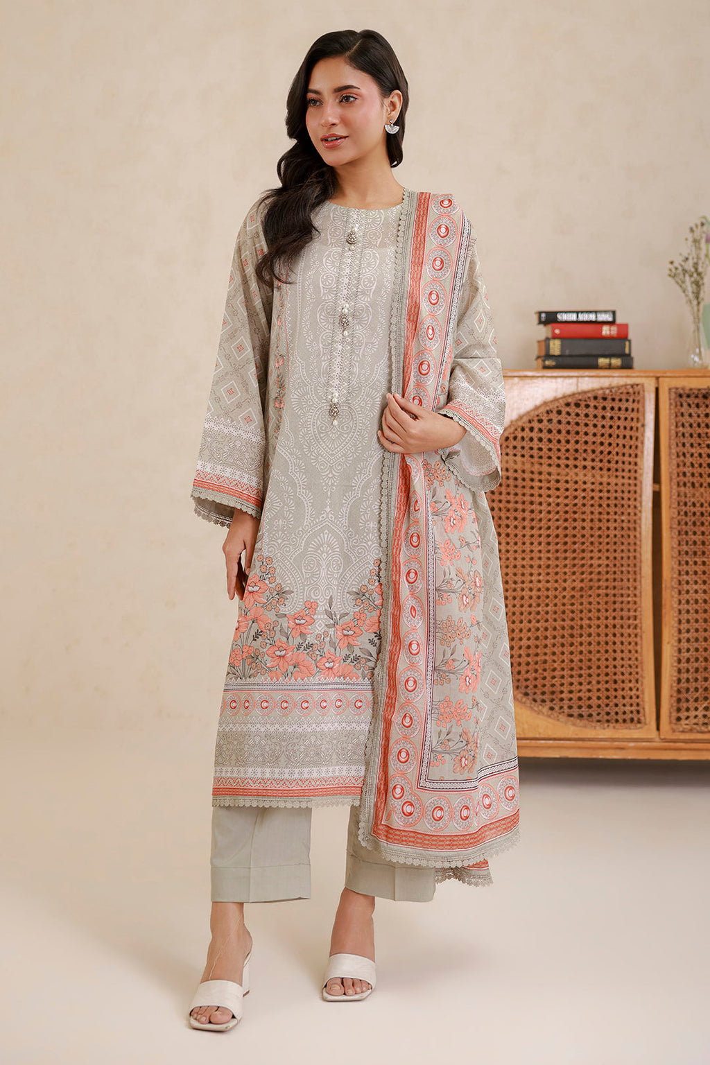 Zellbury | Unstitched Lawn Edit | 0754