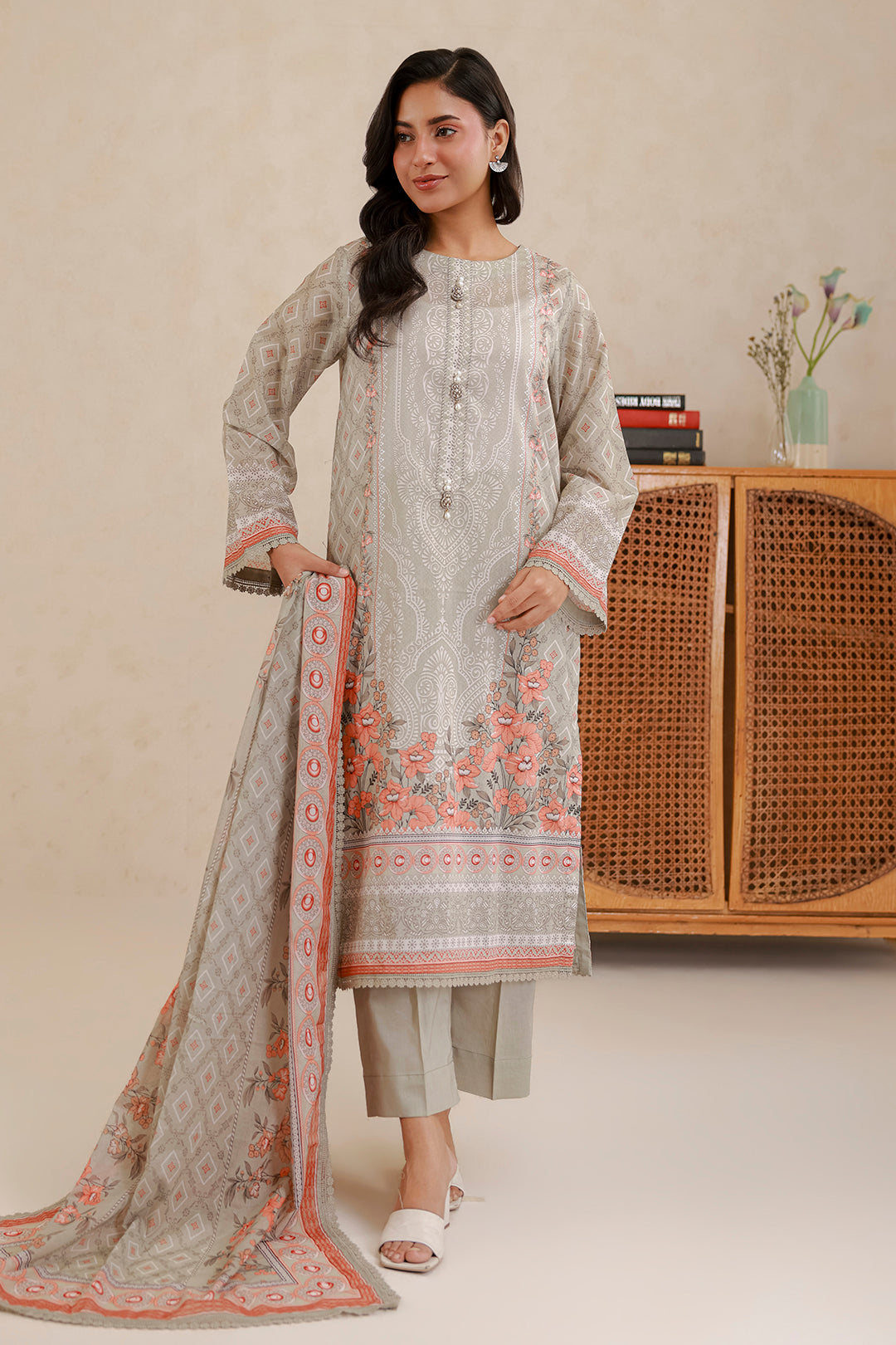 Zellbury | Unstitched Lawn Edit | 0754