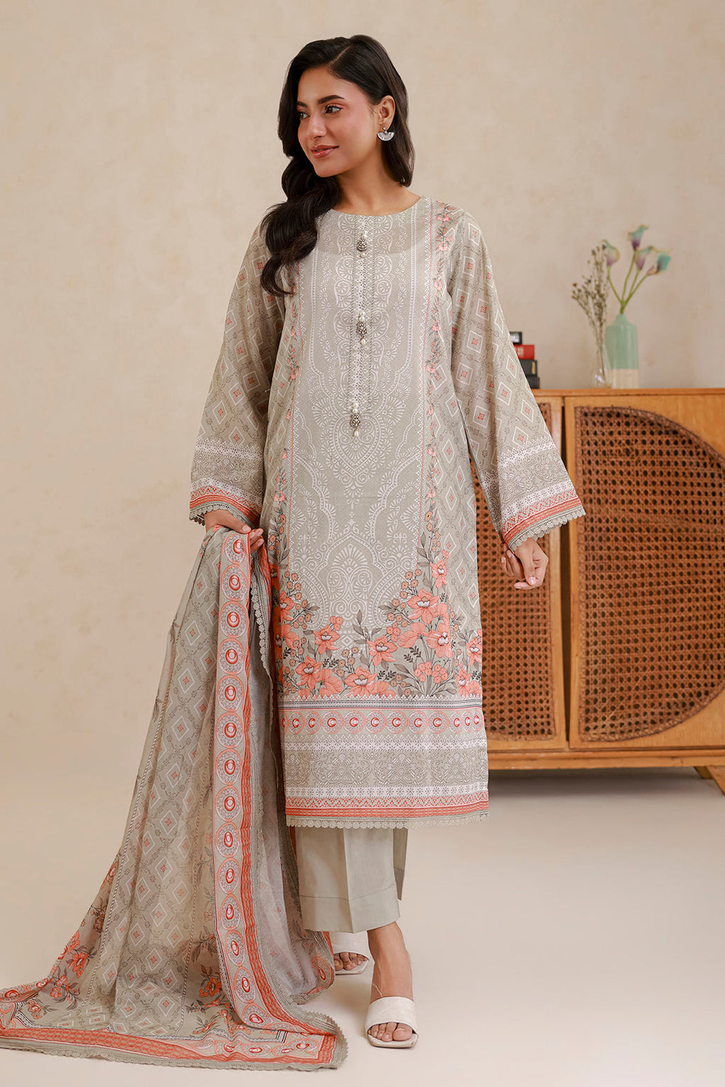 Zellbury | Unstitched Lawn Edit | 0754