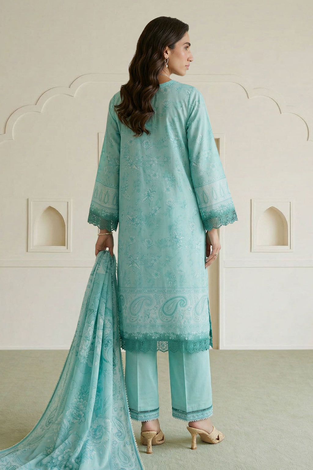 Zellbury | Shirt Shalwar Dupatta | 0954