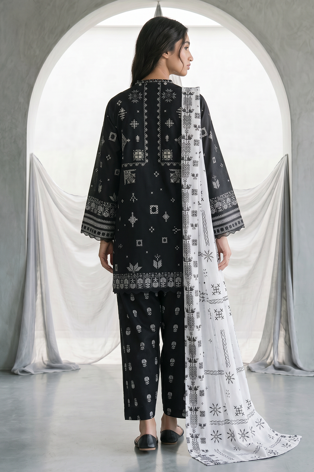 Zellbury | Shirt Shalwar Dupatta | 0957
