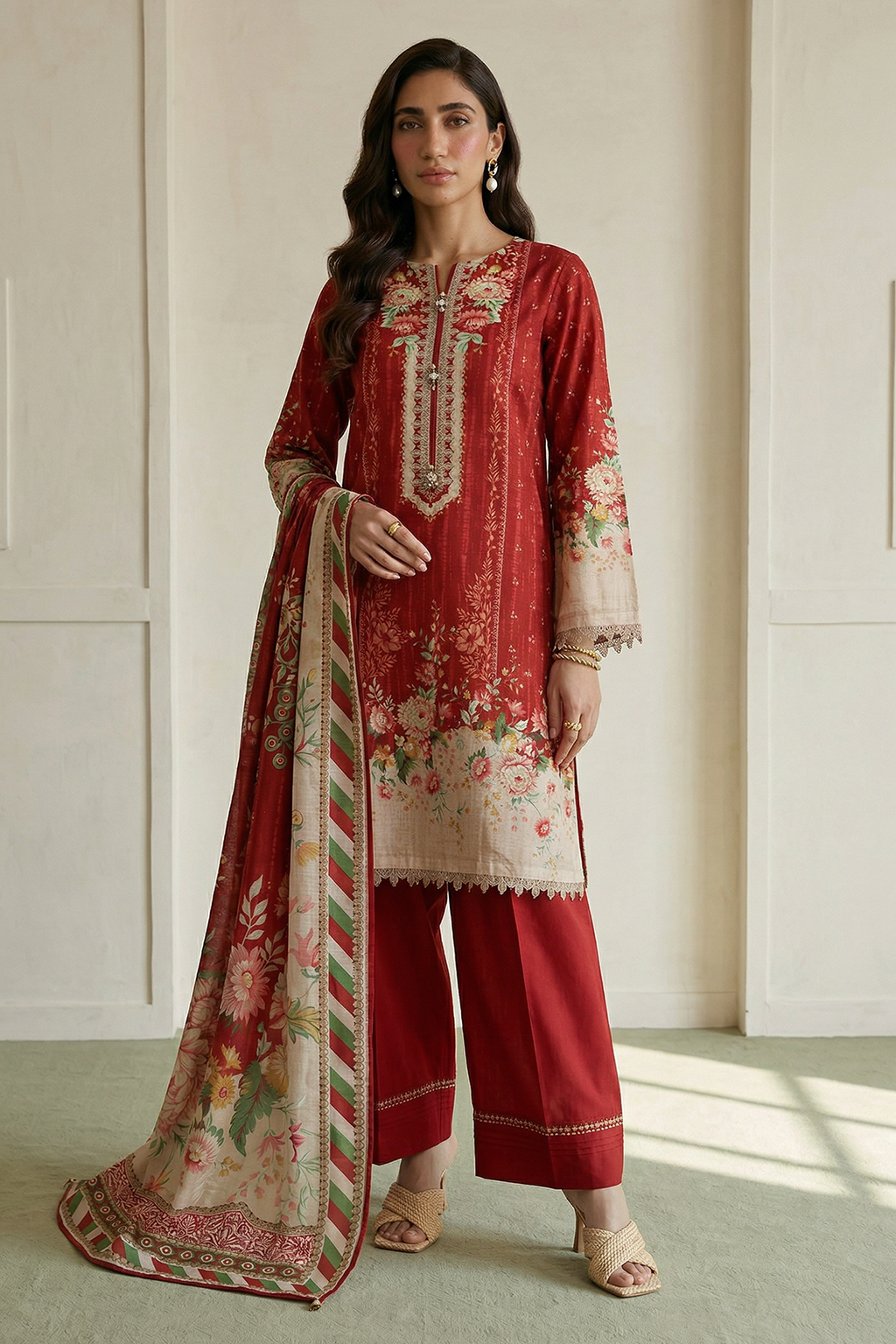 Zellbury | Shirt Shalwar Dupatta | 1006