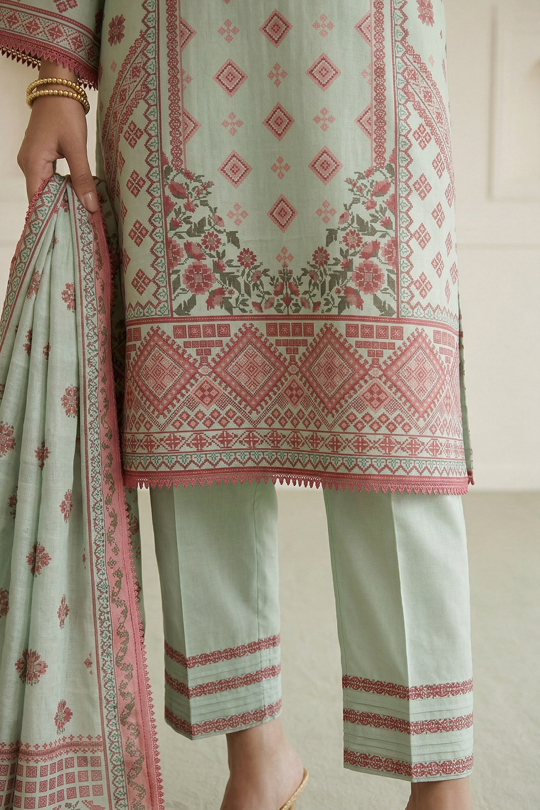 Zellbury | Shirt Shalwar Dupatta | 1008