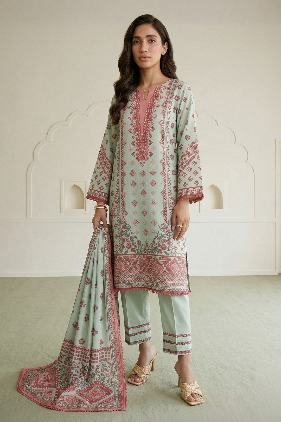 Zellbury | Shirt Shalwar Dupatta | 1008