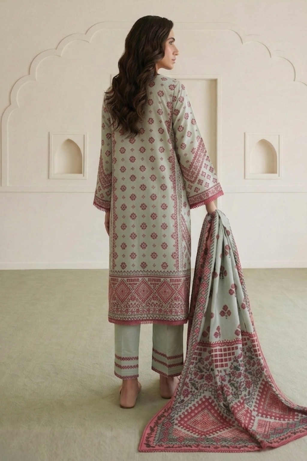 Zellbury | Shirt Shalwar Dupatta | 1008