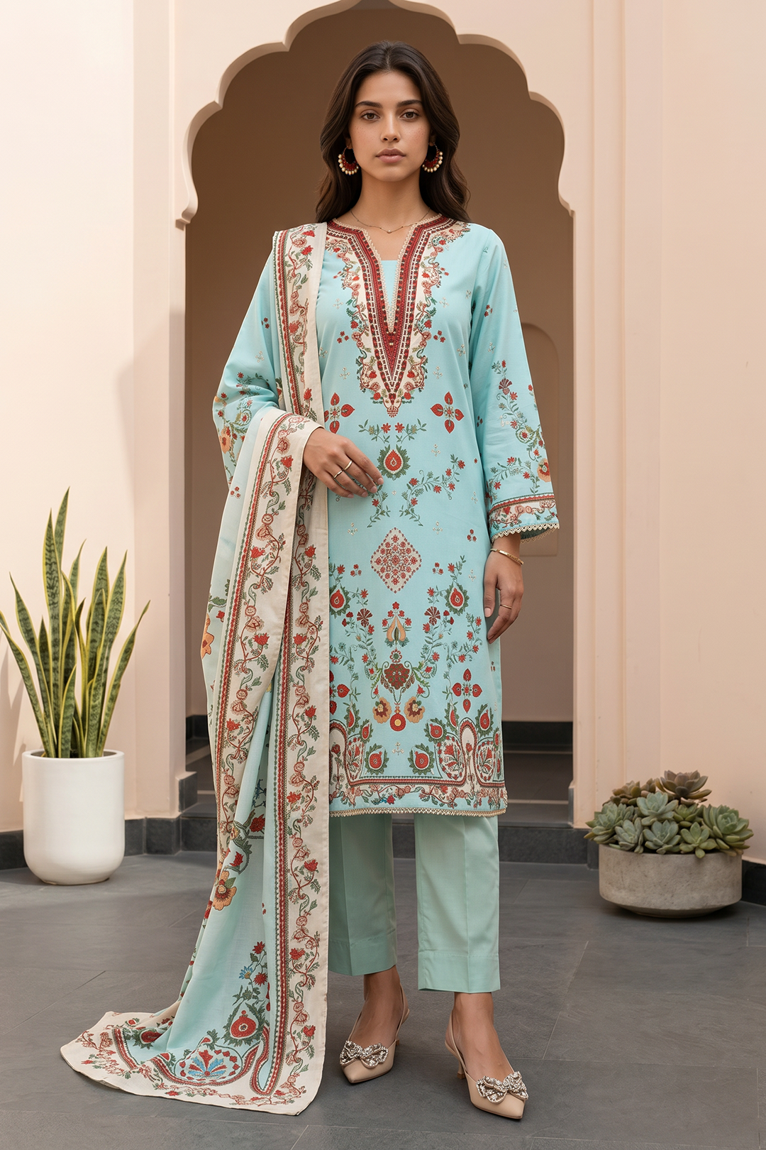 Zellbury | Shirt Shalwar Dupatta | 1022
