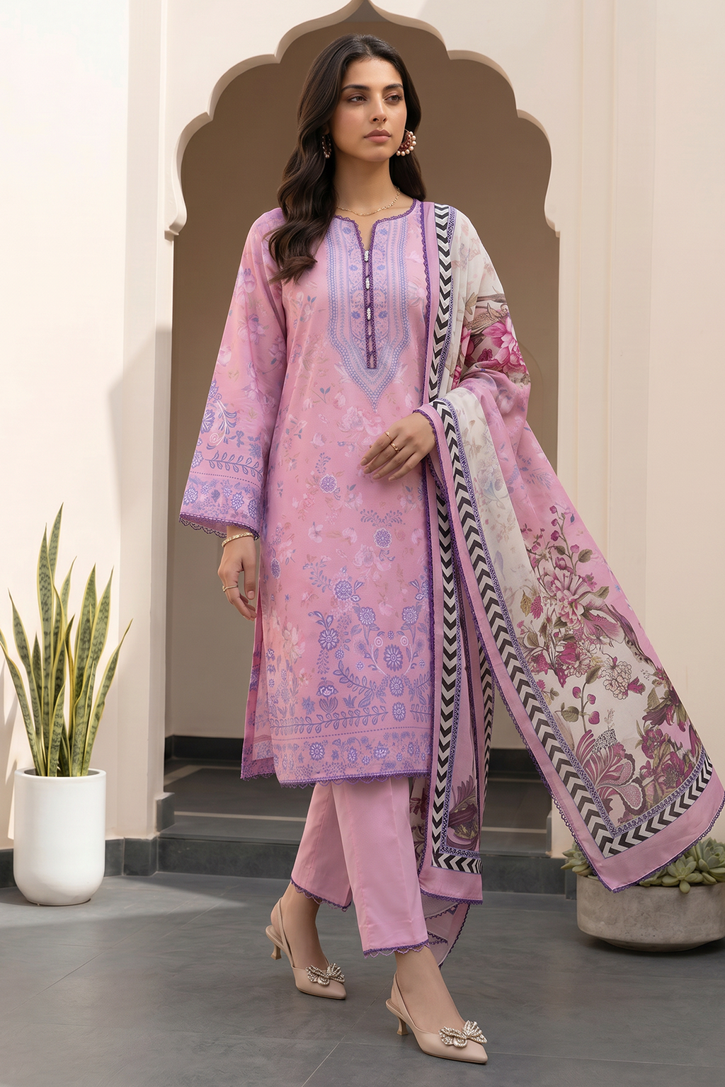 Zellbury | Shirt Shalwar Dupatta | 1023
