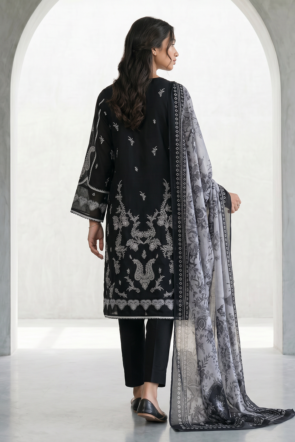 Zellbury | Shirt Shalwar Dupatta | 1028
