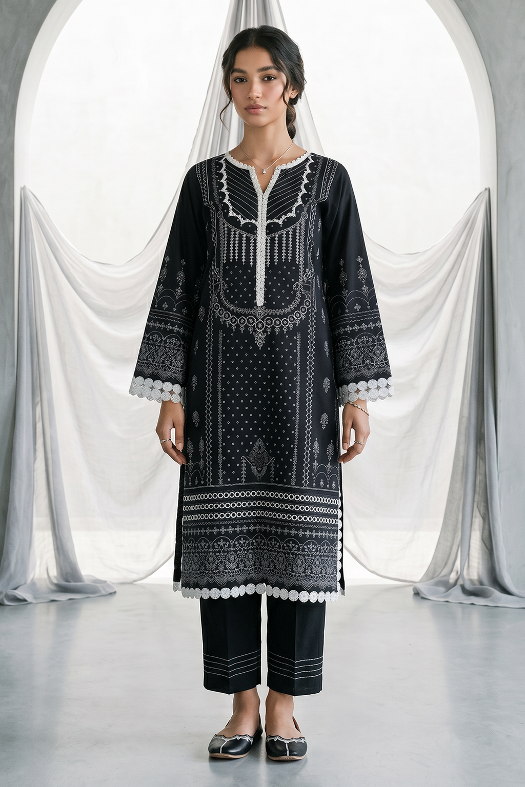 Zellbury | Shirt Shalwar Dupatta | 1090