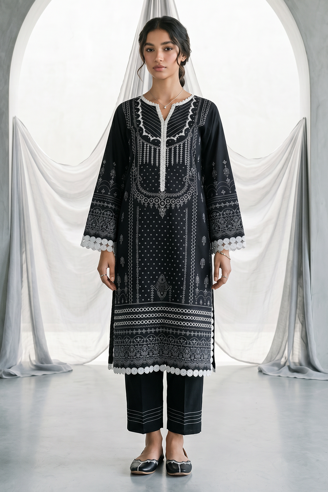 Zellbury | Shirt Shalwar Dupatta | 1090