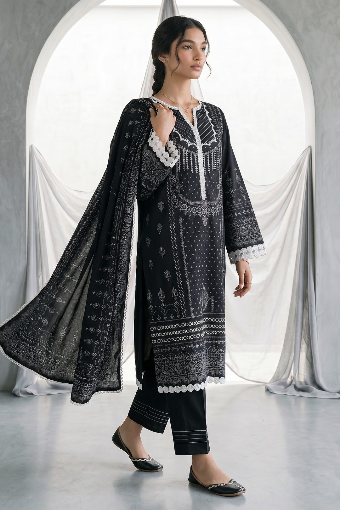 Zellbury | Shirt Shalwar Dupatta | 1090