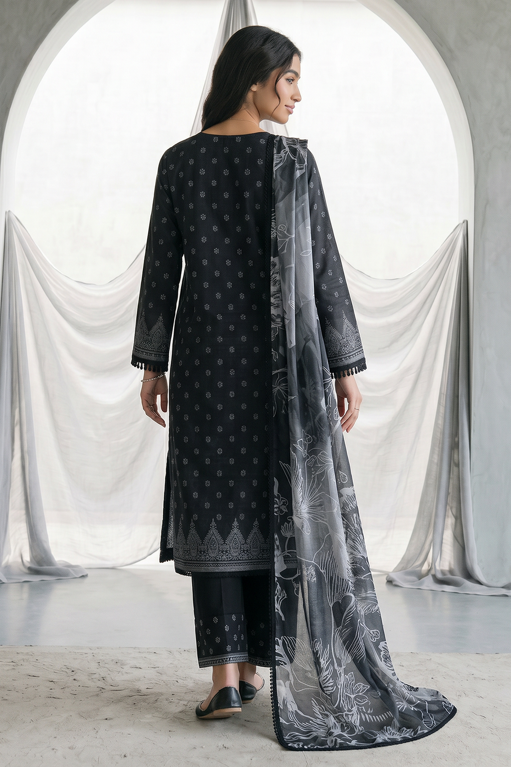 Zellbury | Shirt Shalwar Dupatta | 1091