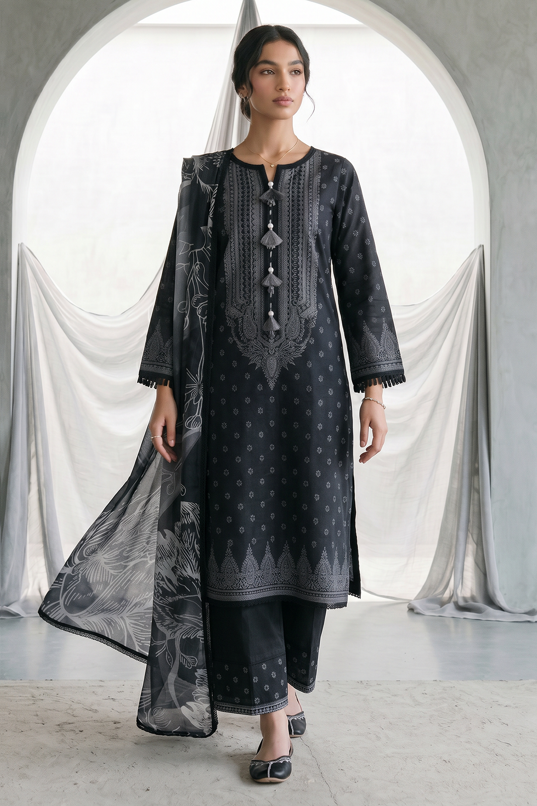 Zellbury | Shirt Shalwar Dupatta | 1091
