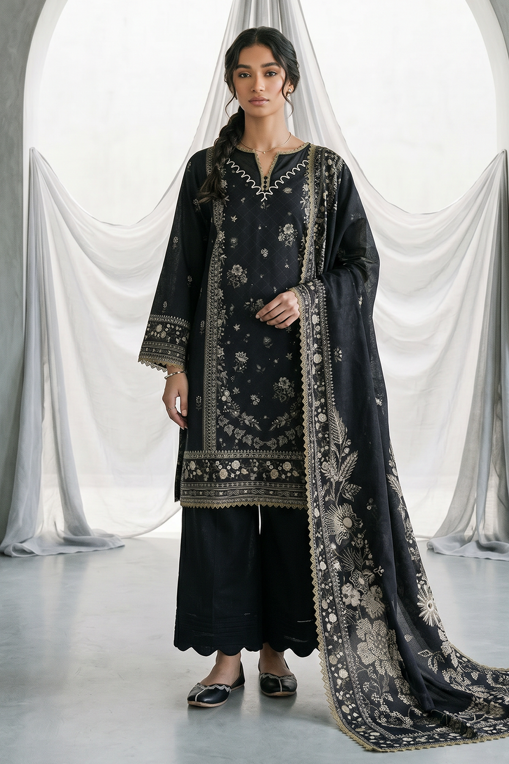 Zellbury | Shirt Shalwar Dupatta | 1158