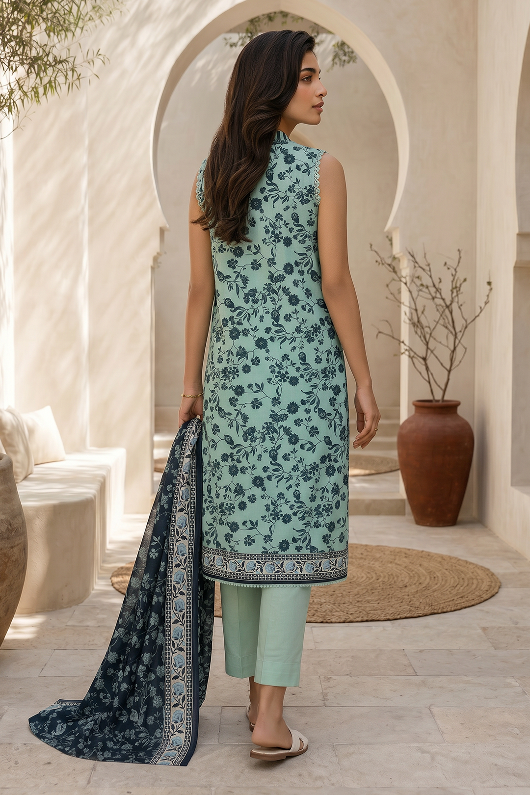 Zellbury | Shirt Shalwar Dupatta | 8048
