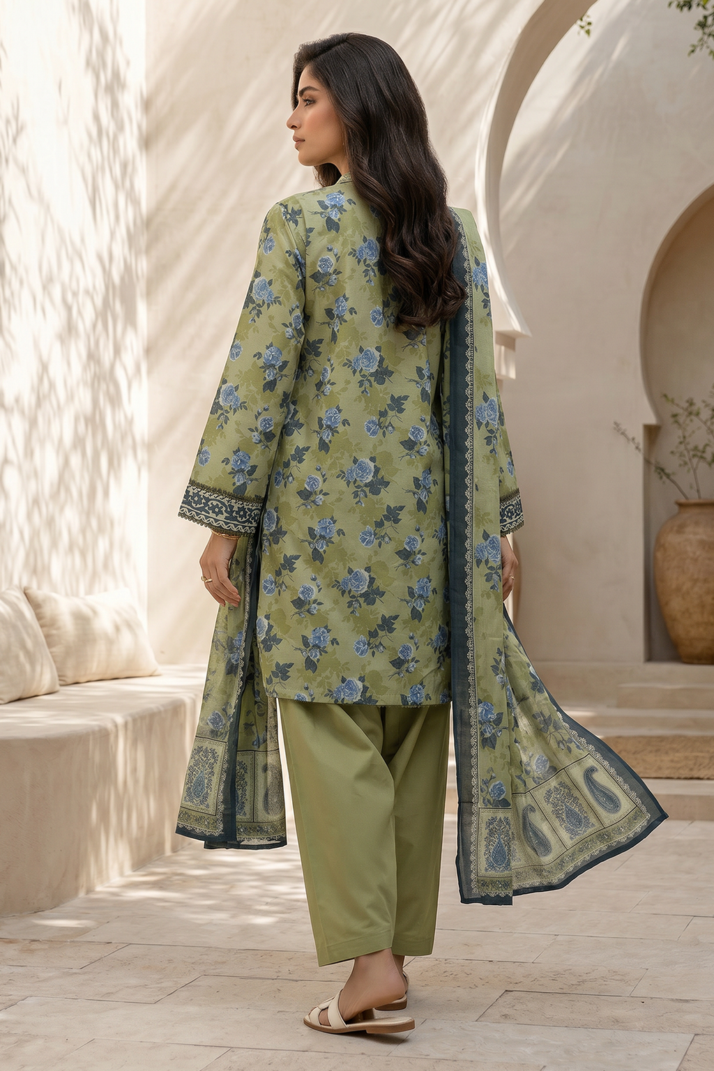 Zellbury | Shirt Shalwar Dupatta | 8050