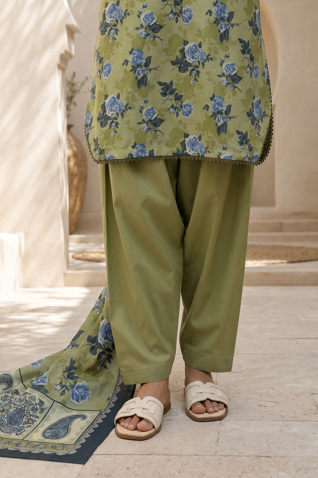 Zellbury | Shirt Shalwar Dupatta | 8050