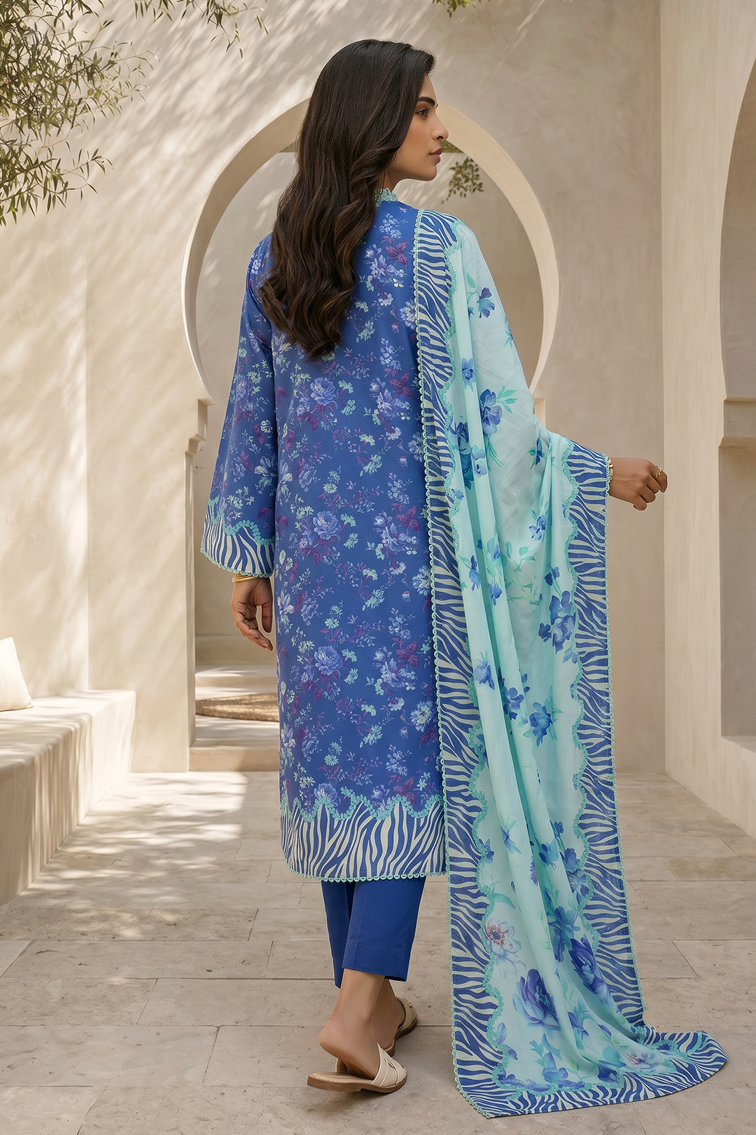 Zellbury | Shirt Shalwar Dupatta | 8051