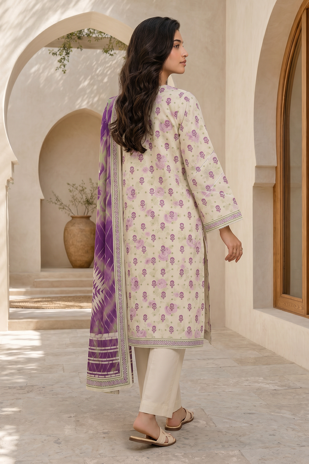 Zellbury | Shirt Shalwar Dupatta | 8053