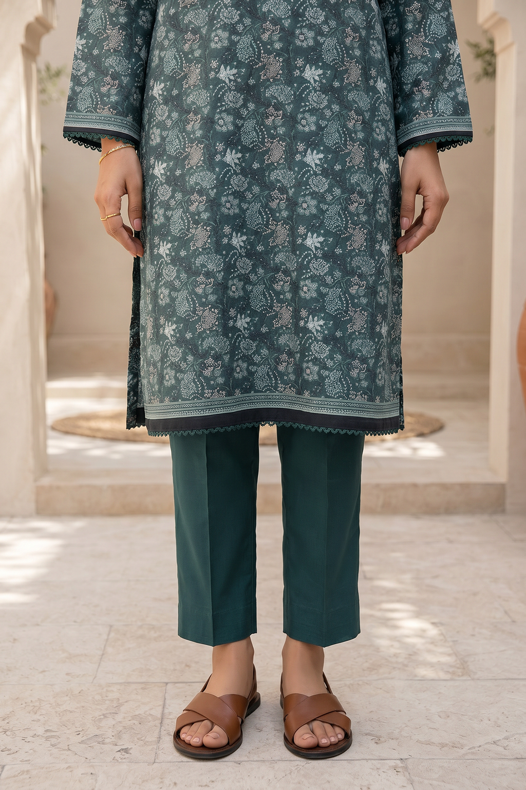 Zellbury | Shirt Shalwar Dupatta | 8054